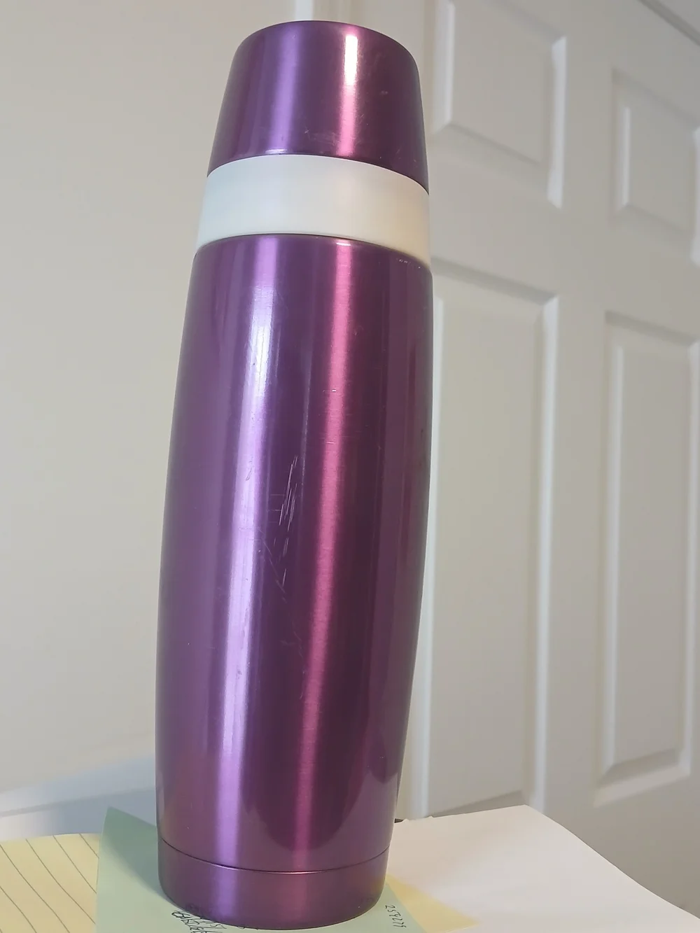 2006 Starbucks Purple Stainless Travel Tumbler Vintage